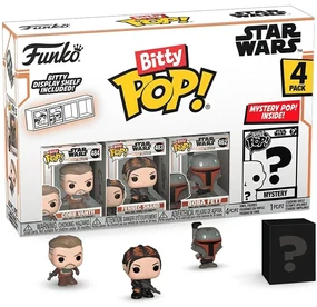 Φιγούρες Star Wars: The Mandalorian - Cobb Vanth, Fennec Shand, Boba Fett, Mystery 75453 2,3cm Multi Funko Bitty Pop!