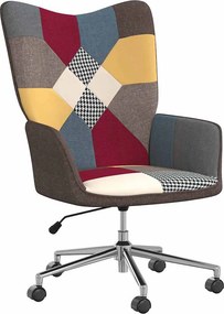 vidaXL Πολυθρόνα Relax Σχέδιο Patchwork Υφασμάτινη