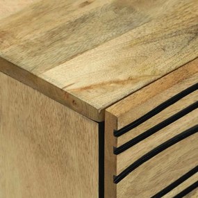 vidaXL Κομοδίνο Φυσικό 50 x 33 x 60 εκ Επεξεργασμένο Ξύλο