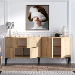 Κονσόλα Sapphire Δρυς FLATE 180x40x80