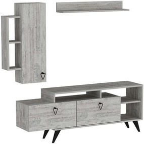 Σύνθεση Τηλεόρασης Clara 505CRL1924 175,2x35x58,6cm Grey