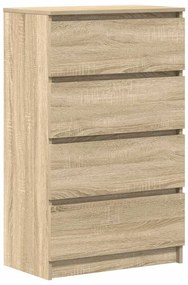 vidaXL Συρταριέρα Sonoma Δρυς 60 x 35 x 98,5 εκ. Επεξεργασμένο Ξύλο