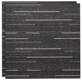 VEVOR Carpet Tiles Reusable 610x610 mm, 24 PCS Modular Carpet Square Rug, Commercial Floor Soft Padded for Seamless Cover 8.9㎡, Easy DIY Replacement for Living Room Bedroom Office Indoor, Gray