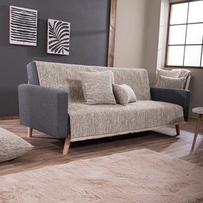 Ριχτάρι Nashville 02 Greige Teoran Armchair 180x150cm Cotton-Acrylic