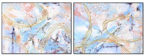 Καμβάς DKD Home Decor πολυστερίνη Καμβάς 122 x 4,5 x 92 cm