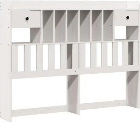 vidaXL Κρεβάτι Βιβλιοθήκη Χωρίς Στρώμα 140x200 εκ Μασίφ Ξύλο Πεύκο