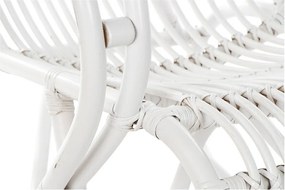 Κουνιστή Καρέκλα DKD Home Decor Λευκό 75 x 85 x 85 cm