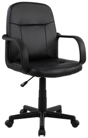 Office chair  with arms Black PU