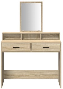 vidaXL Τουαλέτα  με Συρτάρια Sonoma Oak 100x41x140 εκ.