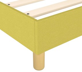 vidaXL Σκελετός Κρεβατιού με Ελατήρια Πράσινο 200x200 εκ. Υφασμάτινο