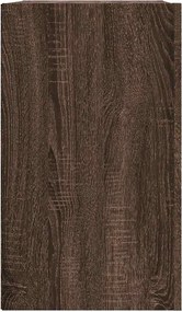 vidaXL Ντουλάπι Τοίχου Καφέ Δρυς 75x35x60 εκ. Επεξεργασμένο Ξύλο