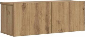 vidaXL Επίτοιχο ντουλάπι τηλεόρασης Artisan Oak 80x30x30 cm