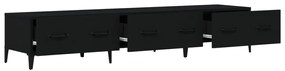 vidaXL Έπιπλο Τηλεόρασης Μαύρο 150x34,5x30 εκ. από Επεξεργασμένο Ξύλο