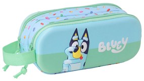 Διπλή Κασετίνα Bluey Μπλε 21 x 8 x 6 cm