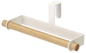 Κρεμάστρα Πετσετών LBTYMZK7818 19x7,5x6cm White-Natural Yamazaki Steel,Wood
