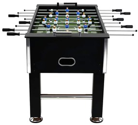 vidaXL Ποδοσφαιράκι Επιτραπέζιο Μαύρο 140x74,5x87,5 εκ. 60κ. Ατσάλι