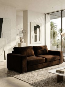 Καναπές Fantasy Τριθέσιος-Sokolati-230φ 90β εκ.