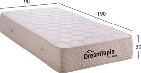 ΣΤΡΩΜΑ DREAMTOPIA, σειρά URANIA HM659.90 POCKET SPRING 90X190x30Yεκ.