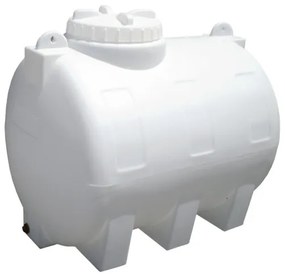 Mytherm Πλαστική Δεξαμενή , Κυλινδρική Οριζόντια, PORKY Σ5, 500lt , Λευκή , Mytherm THERM-112202