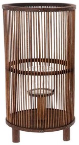 Φανάρι 012.862233141 22x41cm Brown Wood