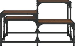 vidaXL Τραπεζάκι Σαλονιού Καφέ Δρυς 68 x 68 x 40 εκ. Επεξεργ. Ξύλο