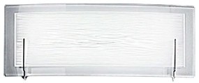 Φωτιστικό Τοίχου - Απλίκα 6484 B LN 12W Led 4000K 32x12cm White Perenz Μέταλλο,Γυαλί