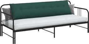 vidaXL Μαξιλάρι Πλάτης Σκούρο Πράσινο 200 x 50 x 19 cm ύφασμα