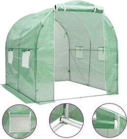 vidaXL Θερμοκήπιο 4 μ² 2 x 2 x 2 μ.