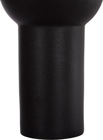 ΕΠΙΤΡΑΠΕΖΙΟ ΚΕΡΑΜΙΚΟ ΔΙΑΚΟΣΜΗΤΙΚΟ SCEPTER HM4605.02 ΜΑΥΡΟ ΜΑΤ Φ15x30Υ εκ.