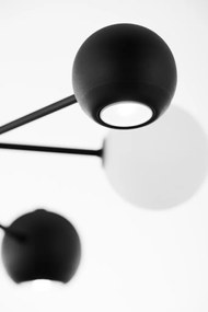 Κρεμαστό Πολύφωτο Moka 3xG9 Μαύρο με Λευκό