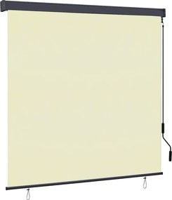 vidaXL Ρόλερ Κρεμ 180 x 250 cm Ύφασμα και Αλουμίνιο