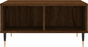 vidaXL Τραπεζάκι Σαλονιού Καφέ Δρυς 60x60x30 εκ. Επεξεργασμένο Ξύλο
