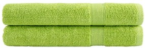 vidaXL Πετσέτες Σάουνας SOLUND 2 Τεμ. Πράσινη 80x200 εκ. 600 γρ/μ²