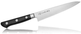 Μαχαίρι Γενικής Χρήσης Pro DP Damascus F-651 15cm Από Δαμασκηνό Ατσάλι Silver-Black Tojiro Stainless Steel