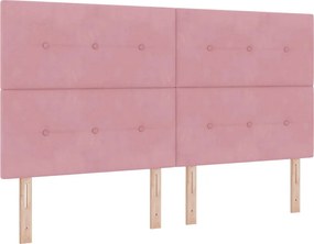 vidaXL Κεφαλάρι Ροζ 180 cm Βελούδο