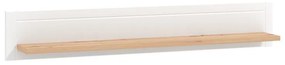 Ράφι τοίχου Valencia Artisan Oak - Λευκό Μάτ 146x19.5x24 εκ. 146x19.5x24 εκ.