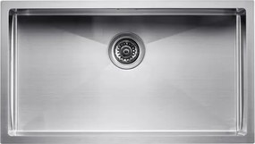 VEVOR 76cm Kitchen Sink Undermount Single Bowl Drop-In Basin Stainless Steel Bar