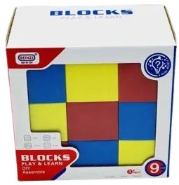 Σετ Κατασκευών DIY με Τουβλάκια 9τεμ