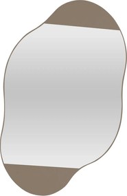 Καθρέπτης Μπάνιου με Ντουλάπι Ανοιχτή Μόκα CLOUD 13x60x75