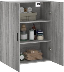 vidaXL Ντουλάπι Τοίχου Γκρι Sonoma 69,5 x 34 x 90 εκ.
