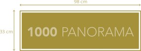 Clementoni Παζλ Panorama High Quality Collection Κάστρο Neuschwanstain 1000 τμχ - Compact Box