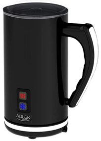 Συσκευή για Αφρόγαλα Adler AD 4478, 500W, 240 ml, Αντικολλητική επίστρωση, Προστασία STRIX, Μαύρο