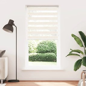 vidaXL Στόρι Ζέβρα Μάρμαρο Μπεζ 115x200 εκ. Πλάτος Υφάσματος 110,9 εκ. Πολυεστέρας