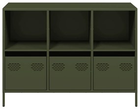 Ντουλάπι Λαδί 101,5x39x73,5 εκ. από Χάλυβα Ψυχρής Έλασης 851368