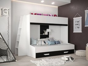 Πολυλειτουργικό κρεβάτι Party XVII-Leuko-Mauro