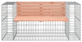 vidaXL Παγκάκι Συρματοκιβώτιο 143x71x65,5 εκ. Μασίφ Ξύλο Ψευδοτσούγκας