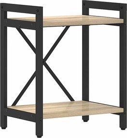 vidaXL Ράφι Βιβλίων Δρύς Sonoma 40 x 30 x 50 cm Επεξεργασμένο ξύλο