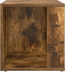 vidaXL Τραπέζι Βοηθητικό Καπνιστή Δρυς 33x33x34,5 εκ. Επεξεργ. Ξύλο