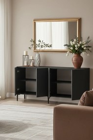 Stewehome πολυλειτουργικό ντουλάπι κονσόλα για καφέ και βάση τηλεόρασης 150x32x75 cm
