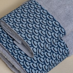 Πετσέτα Σώματος (80x150) White Fabric Hats Grey 600gsm